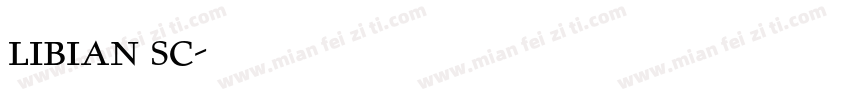 libian sc字体转换